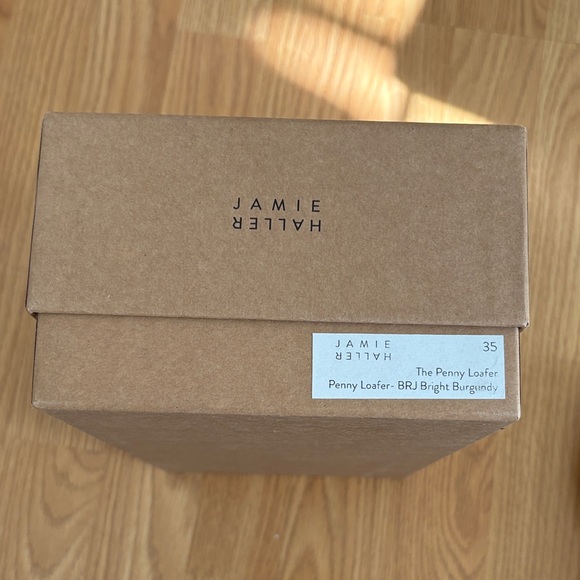 Brand New Jamie Haller Burgundy Penny Loafer (Size 35) - Picture 4 of 5